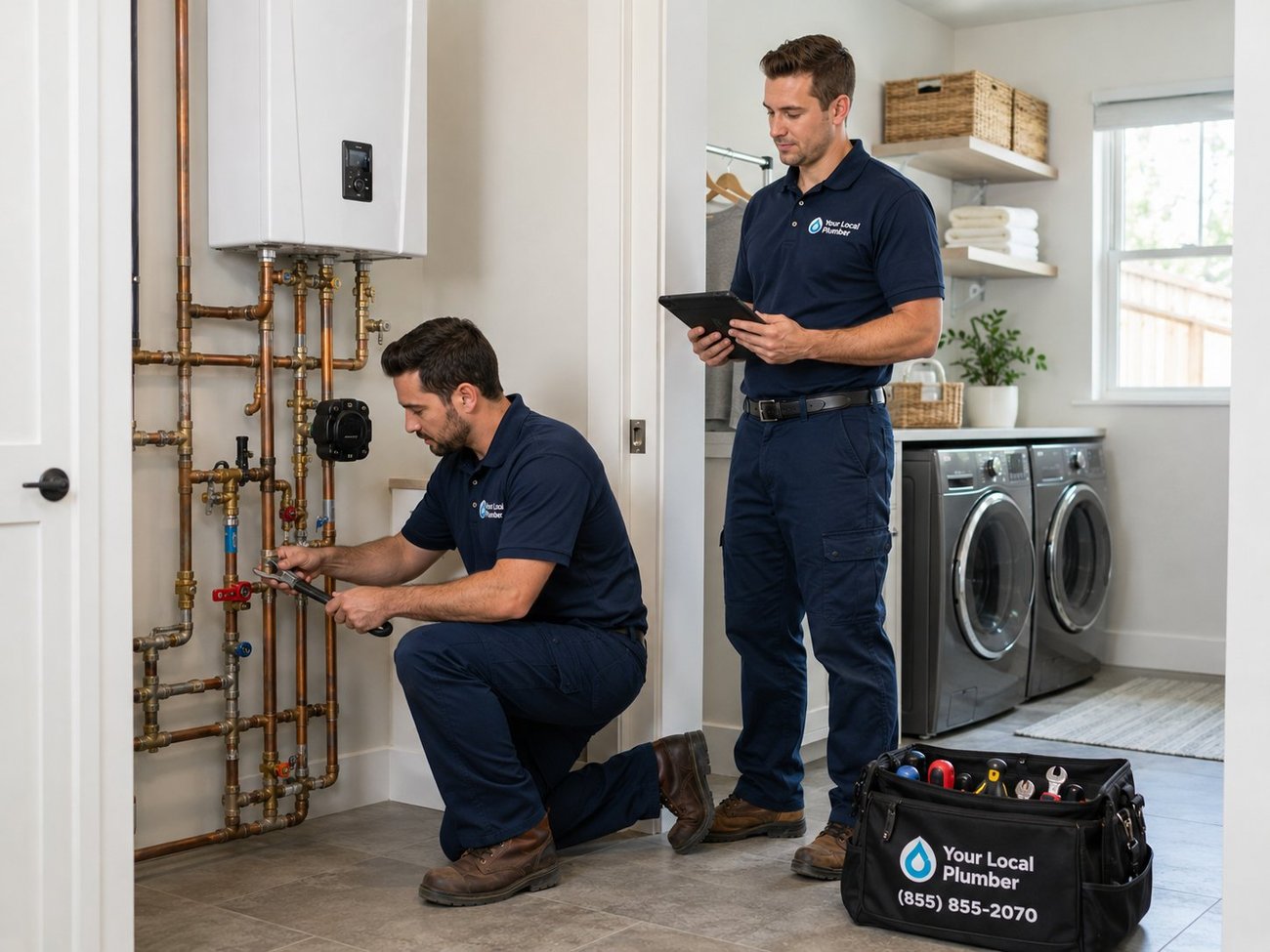 Plumber at work in Lakewood, CO